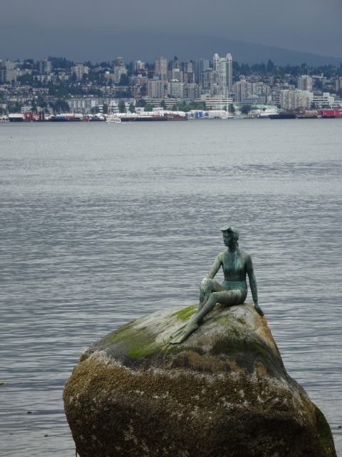 wet girl in suit Vancouver