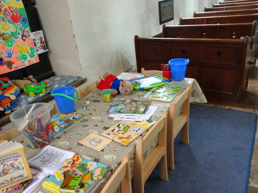 garderie dans une église