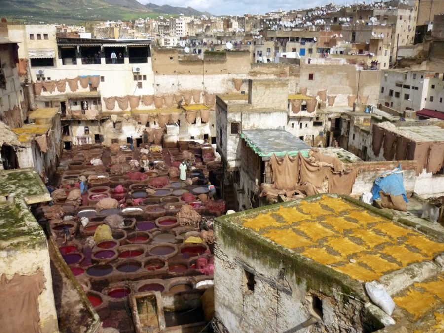 Fès tanneries Chouara