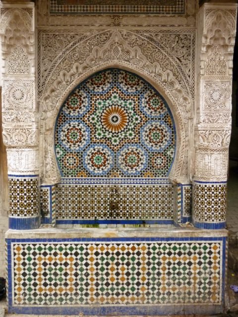 fontaine formes géométriques